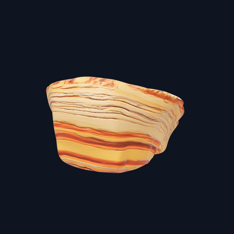 Striped Sandstone Rock model pack viewer poster