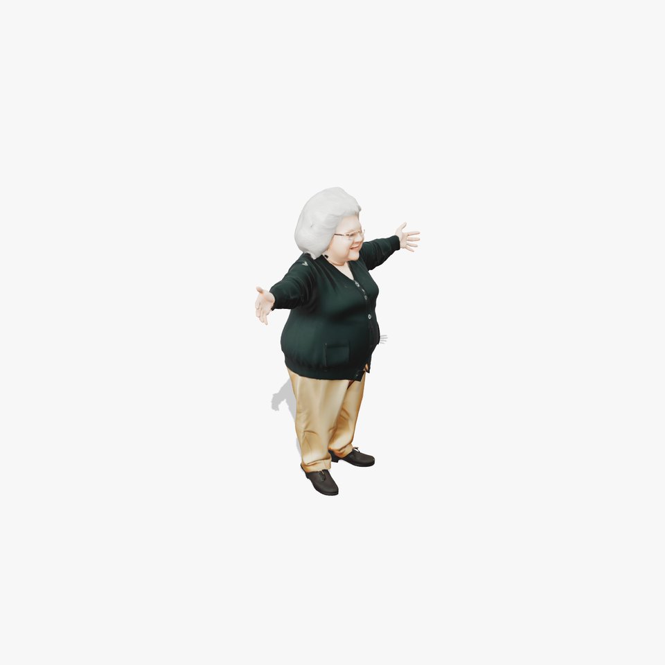 Grandmotherly Hug Pose model pack viewer poster